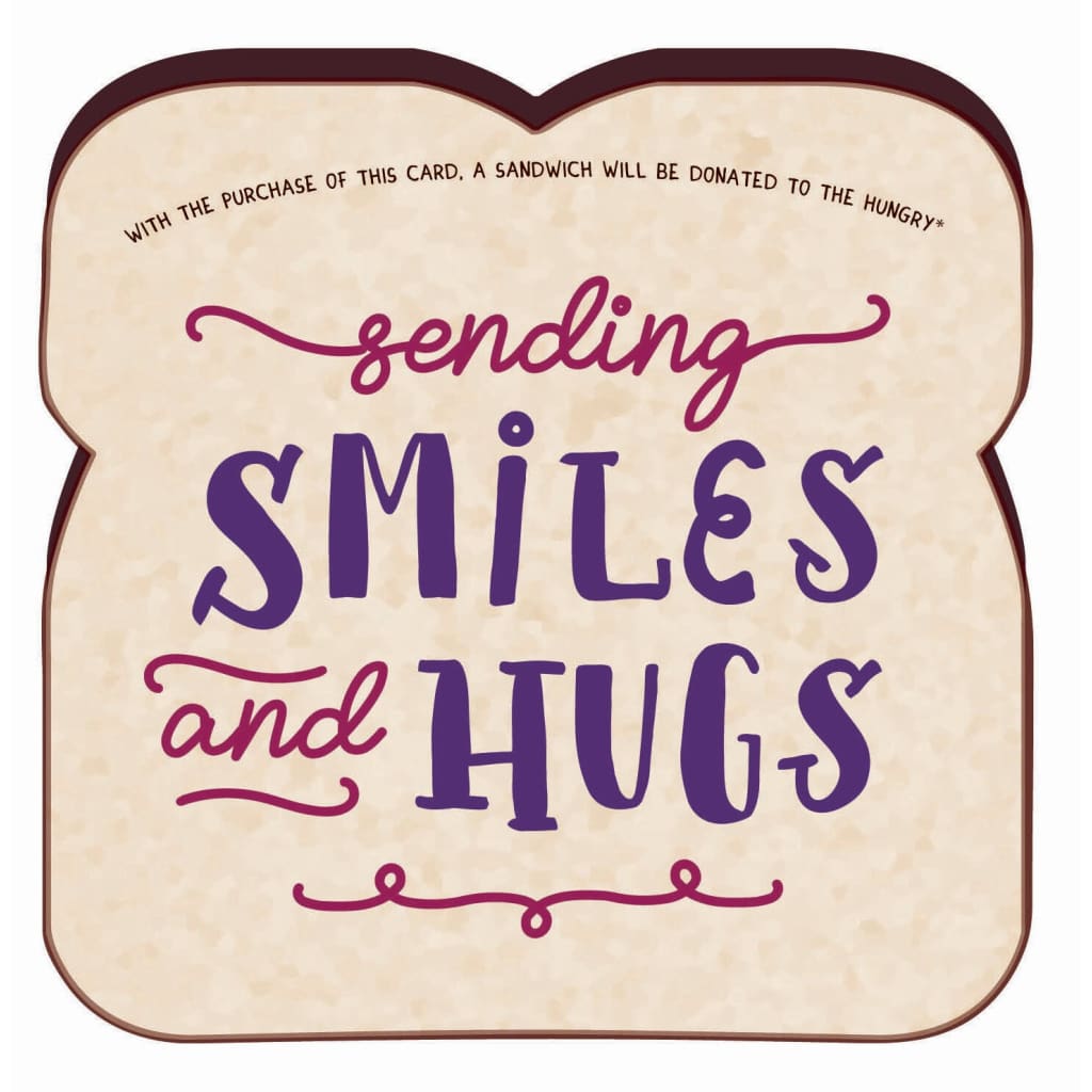 Food for Thoughts Greeting Cards - Sending Smiles and Hugs 401-02 - Books &amp; Cards