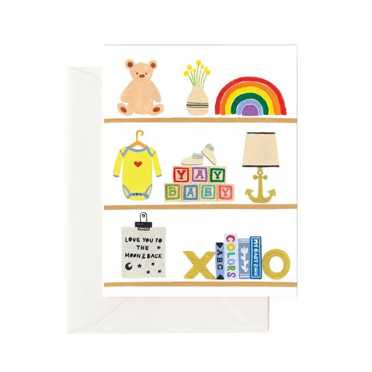 Forage Paper Co. Single Greeting Cards - Baby - Shelfie