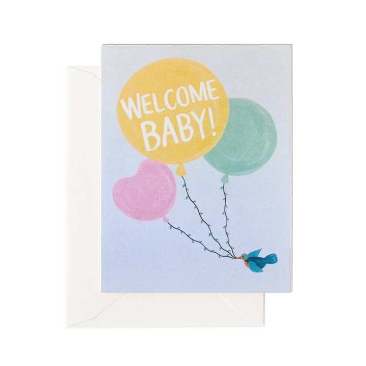 Forage Paper Co. Single Greeting Cards - Baby - Welcome Baby!