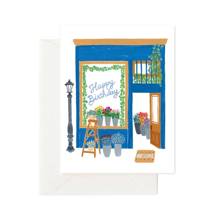 Forage Paper Co. Single Greeting Cards - Birthday - Flower Shop