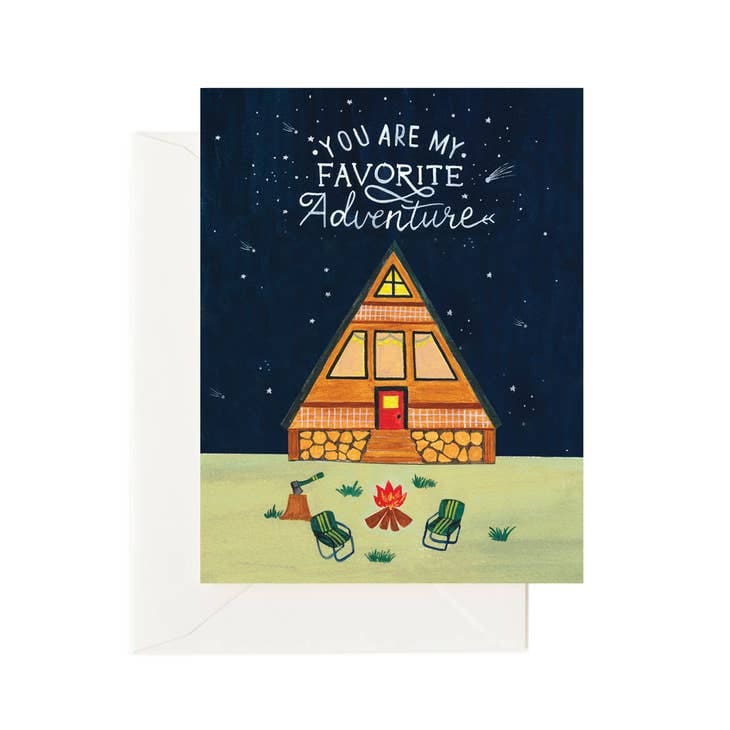 Forage Paper Co. Single Greeting Cards - Favorite Adventure