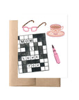 Forage Paper Co. Single Greeting Cards - Mother’s Day - Crossword