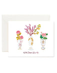 Forage Paper Co. Single Greeting Cards - Sympathy/Condolences - Flower Vases
