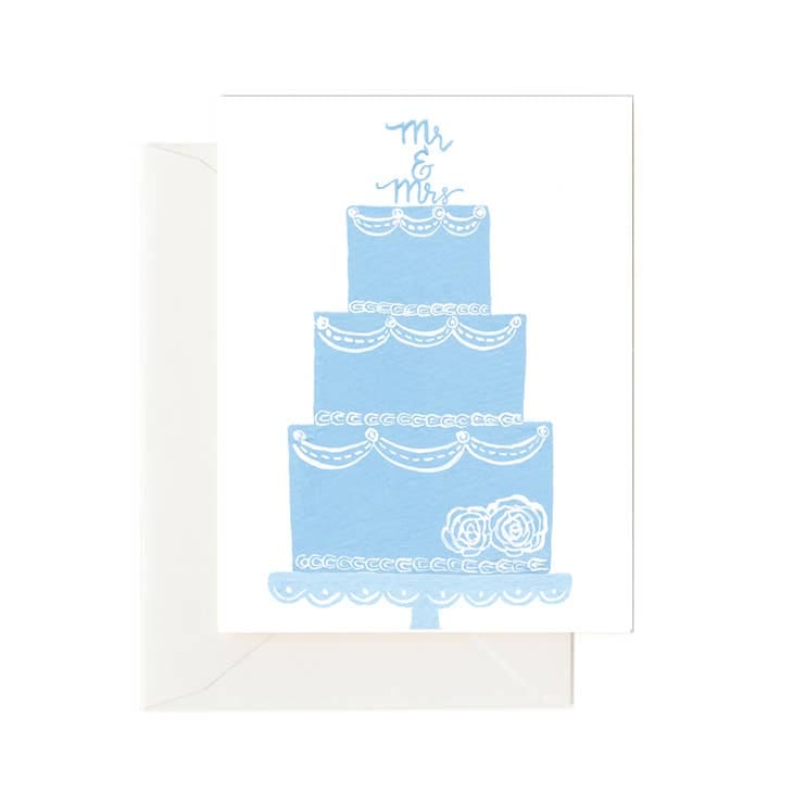 Forage Paper Co. Single Greeting Cards - Wedding - Cake Congrats