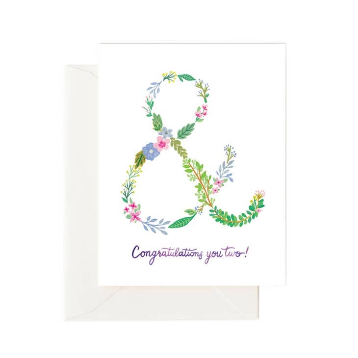 Forage Paper Co. Single Greeting Cards - Wedding/Engagement - Ampersand