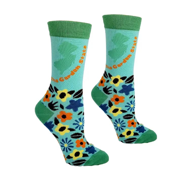 Garden State Floral Socks