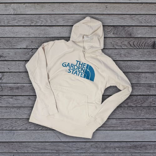Garden State Hoodie - Ivory and Blue