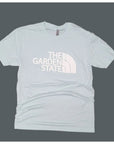 Garden State Short Sleeve T-Shirt - Small / Ice Blue + White