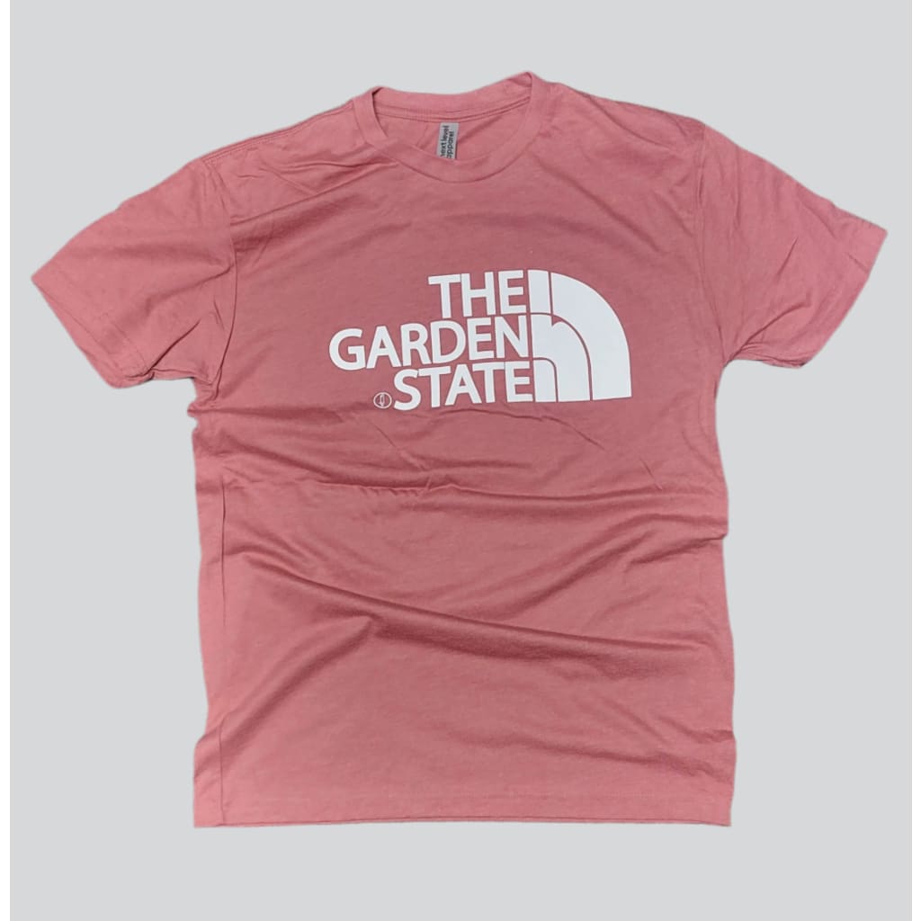Garden State Short Sleeve T-Shirt - Small / Mauve + White