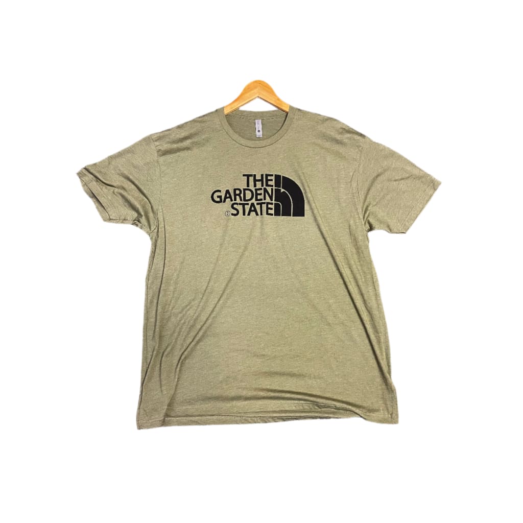 Garden State Short Sleeve T-Shirt - XXX Large / Olive + Black