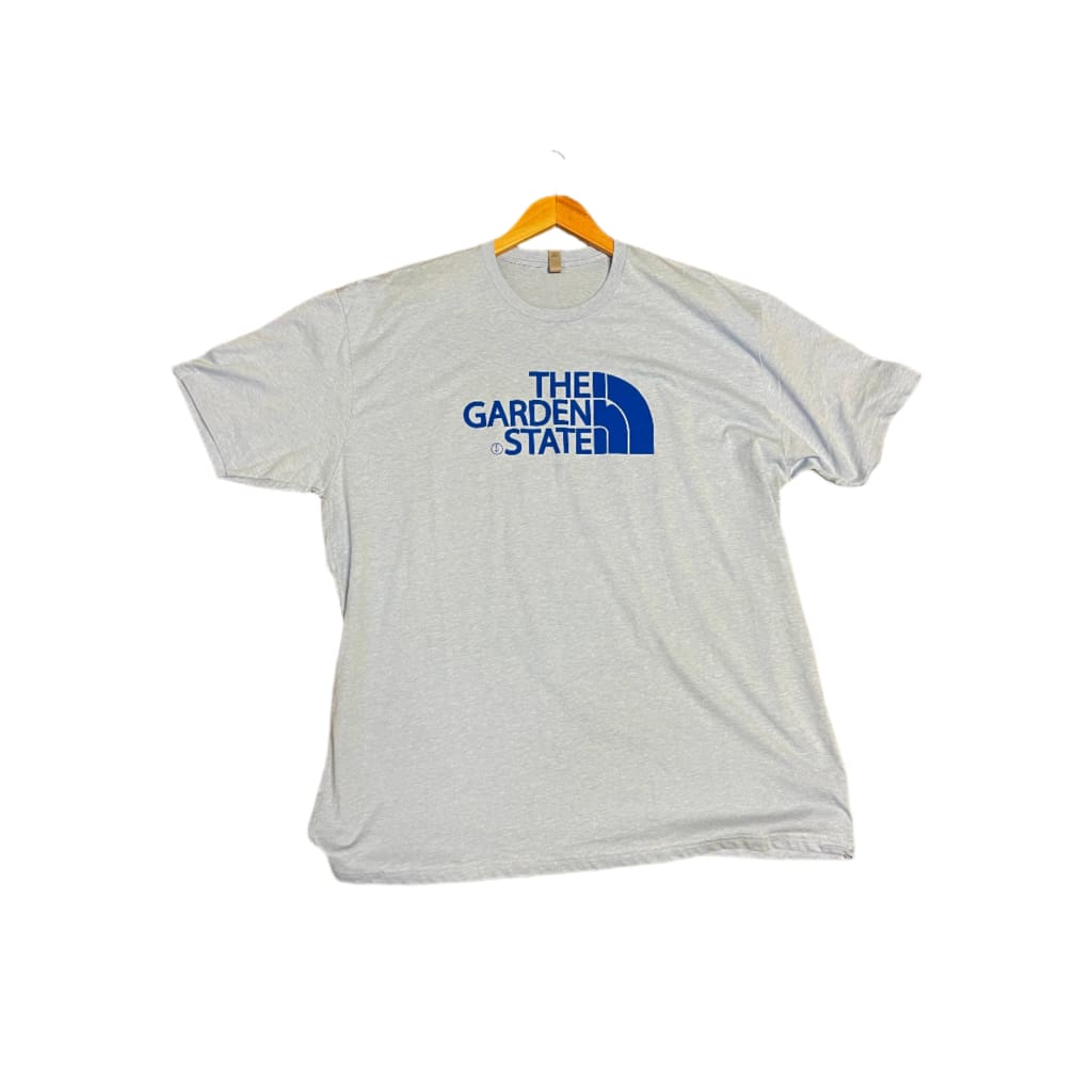 Garden State Short Sleeve T-Shirt - XXX Large / Silk + Royal Blue