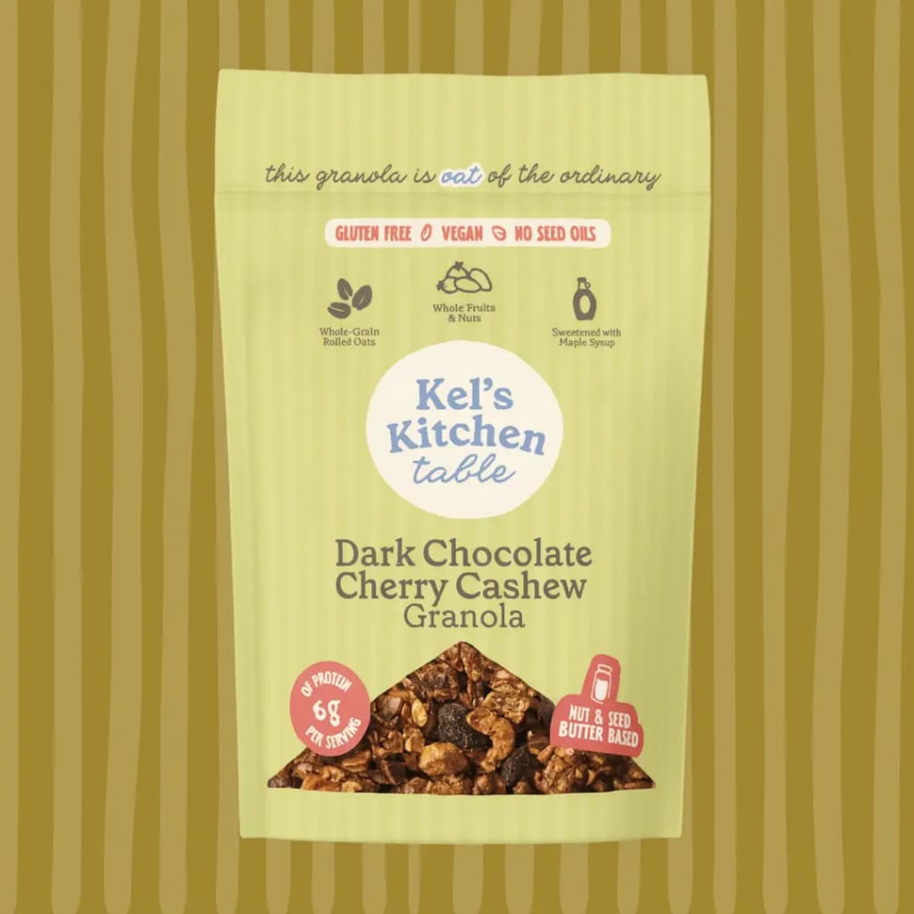 Gluten Free Vegan and Organic Granola - Dark Chocolate & Cherry Cashew - Good Eats