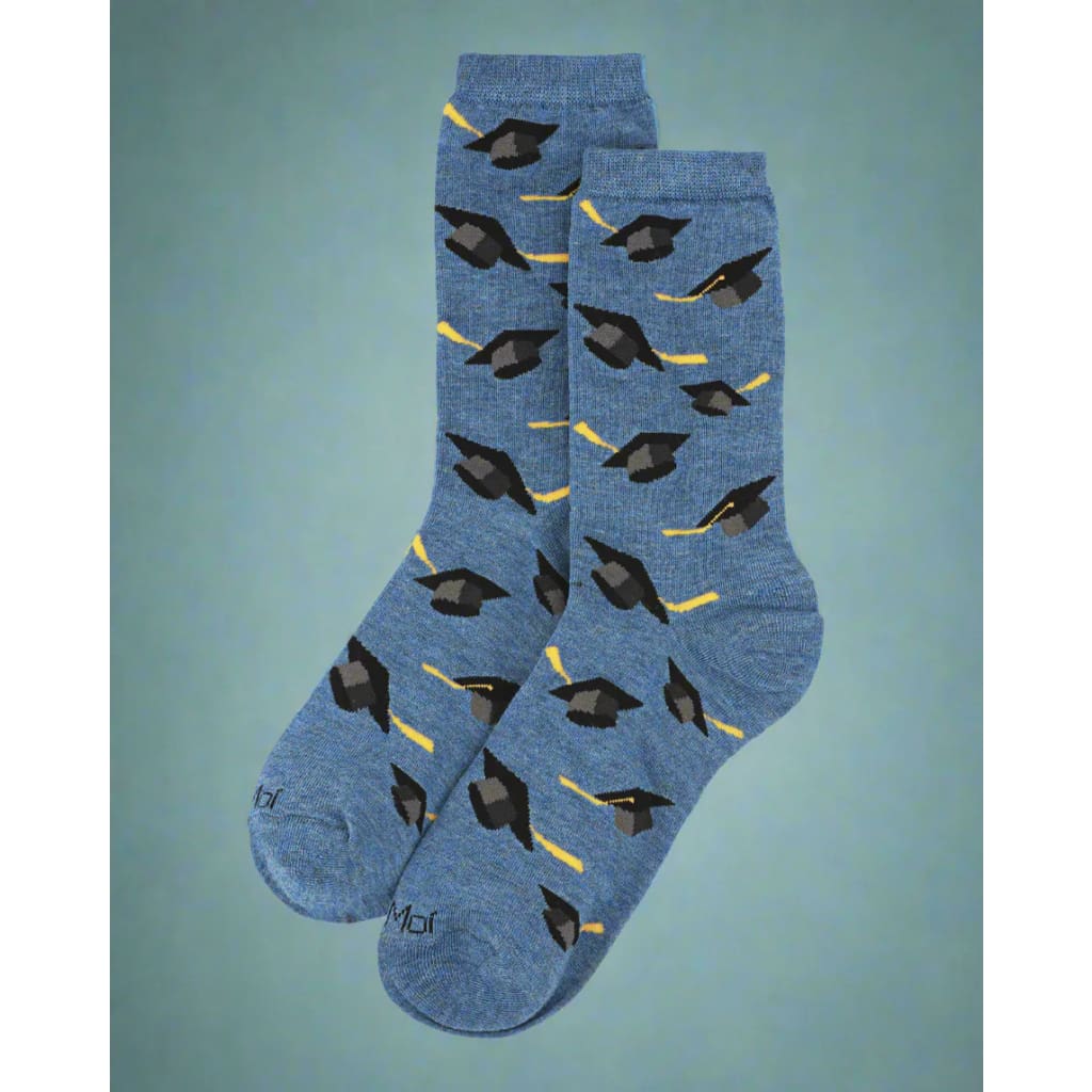 Graduation Cap Socks - Apparel & Accessories