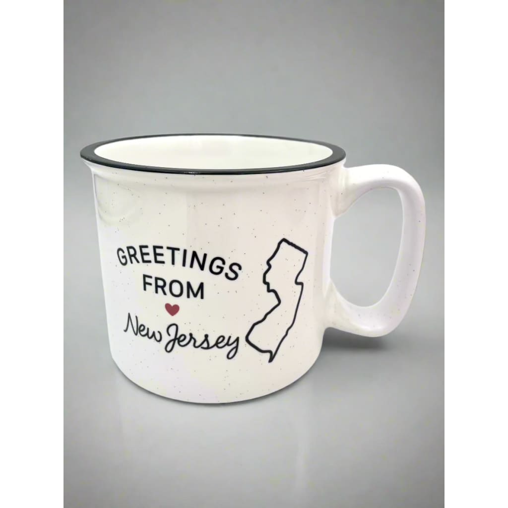 Greetings from New Jersey 18 oz. Ceramic Mug - Home & Lifestyle