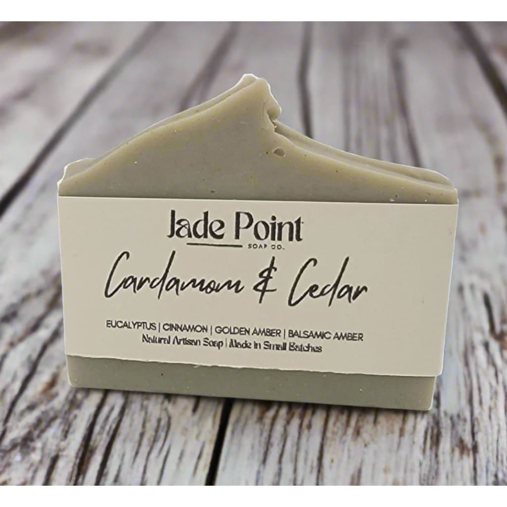 Handcrafted Artisan Soap - Cardamom and Cedar - Bath &amp; Body