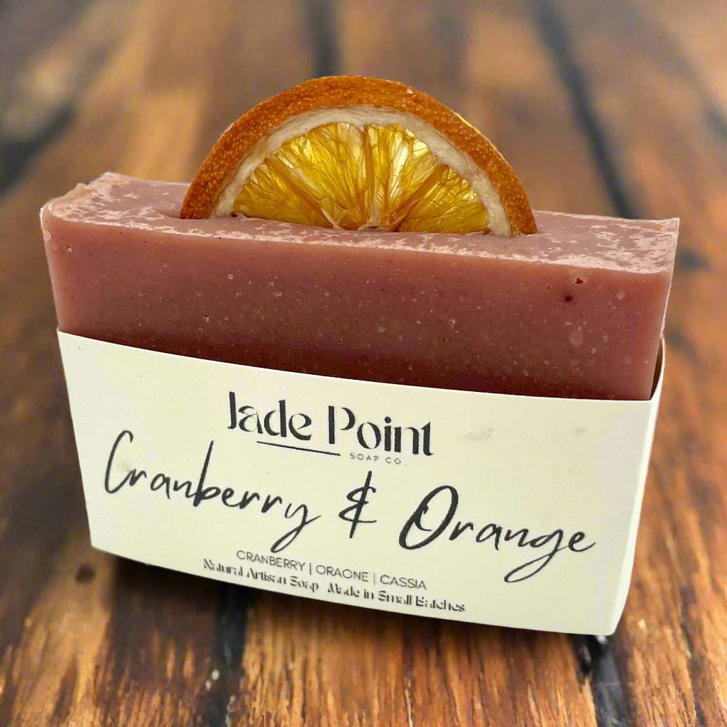 Handcrafted Artisan Soap - Cranberry & Orange - Bath & Body