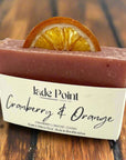 Handcrafted Artisan Soap - Cranberry & Orange - Bath & Body