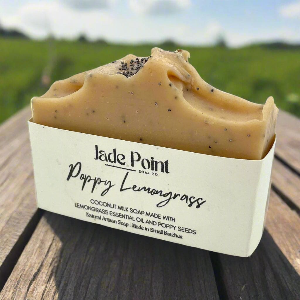 Handcrafted Artisan Soap - Poppy Lemongrass - Bath &amp; Body