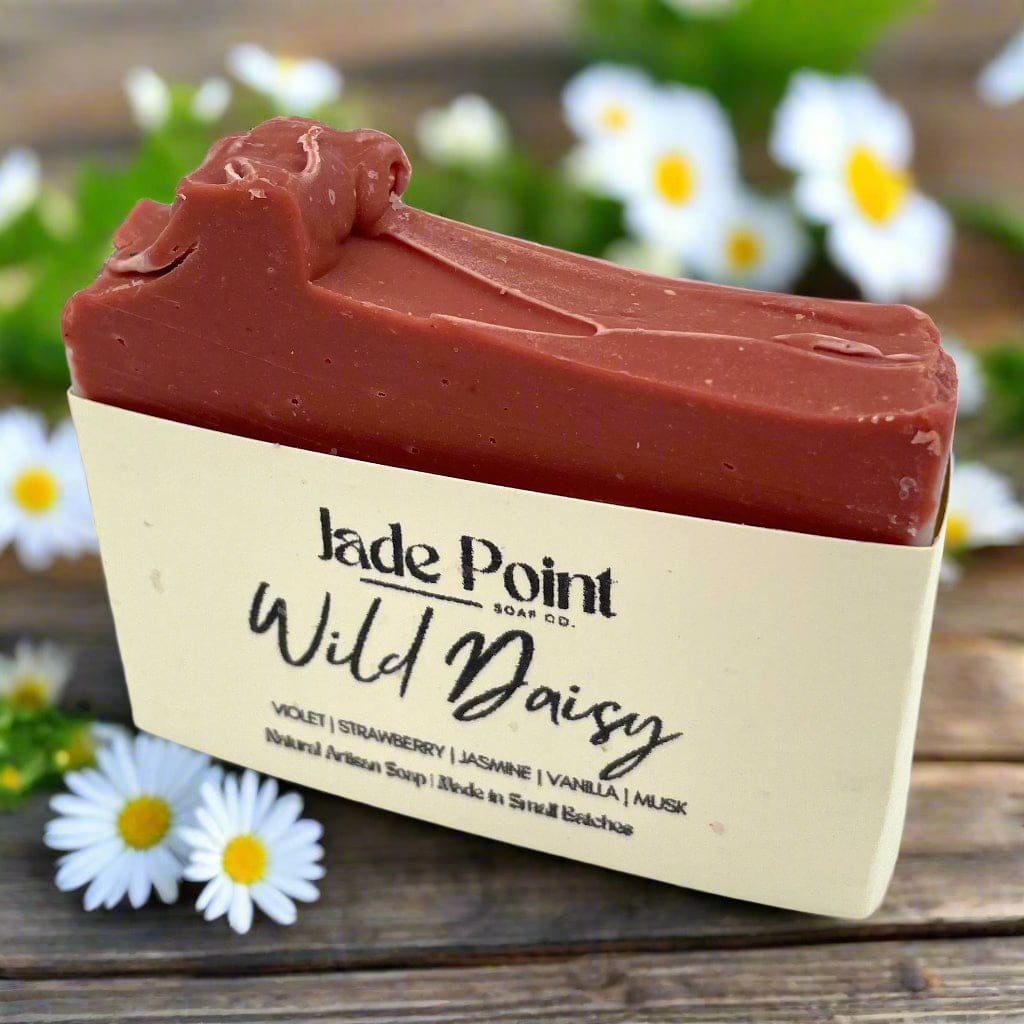 Handcrafted Artisan Soap - Wild Daisy - Bath &amp; Body