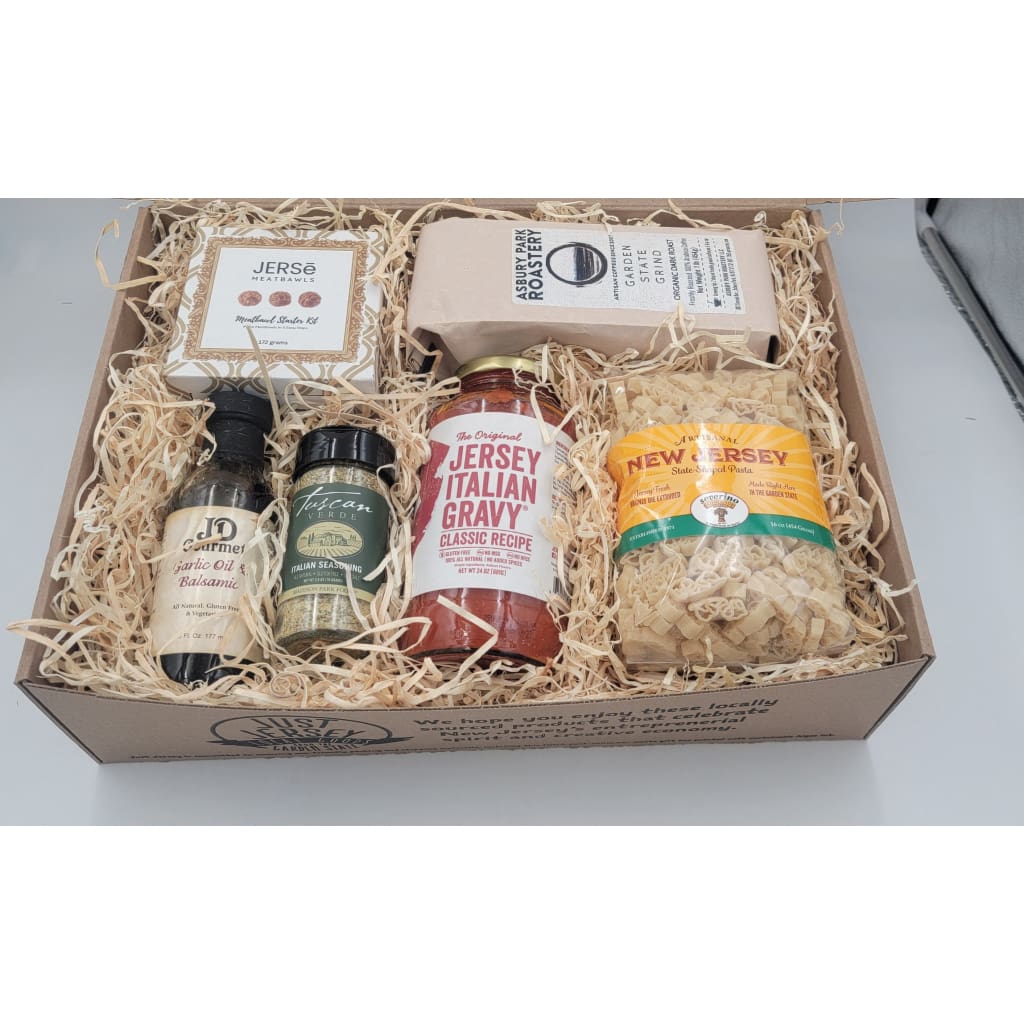 Italian Sampler Gift Basket/Box - Standard Gift Box - Local Goods Gift Boxes