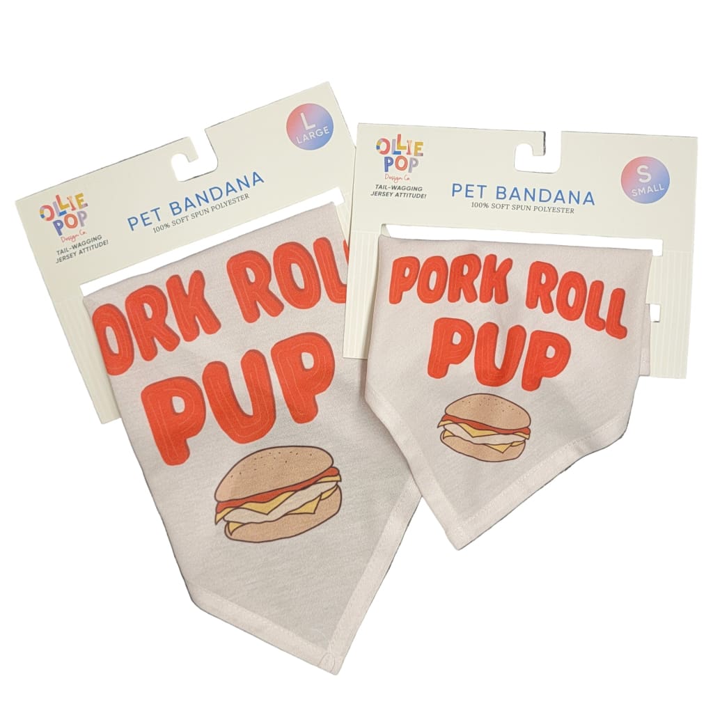 Jersey Dog Bandanas - Pork Roll Pup / Small