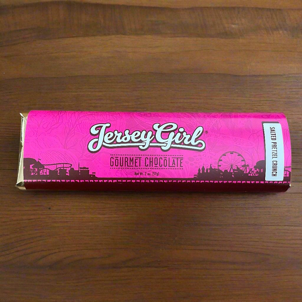 Jersey Girl Chocolate 2 oz Bar - Salted Pretzel Crunch - Good Eats