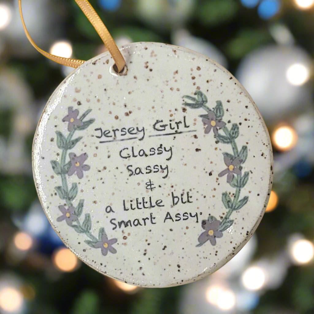 Jersey Girl Hand-Painted Ornament