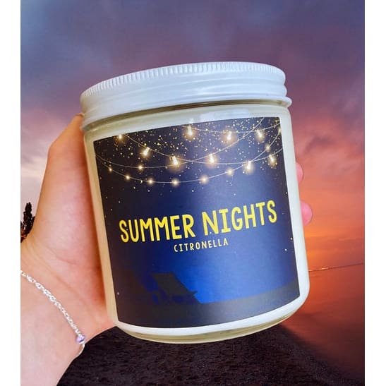 Jersey Scents Soy Candles - Summer Nights - Home & Lifestyle