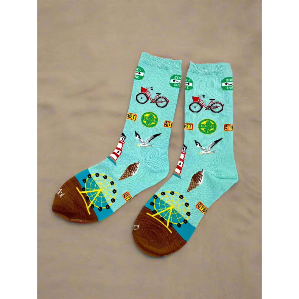 Jersey Shore Crew Socks - Apparel & Accessories