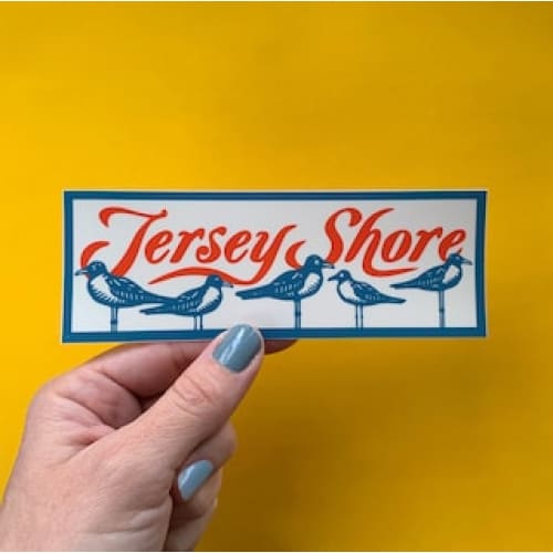 Jersey Shore Seagull Vinyl Decal/Sticker