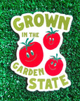 Jersey-Themed Fridge Magnet - Grown in the Garden State - Tomatoes - Home & Garden