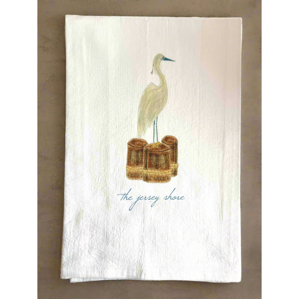 Kitchen Towel - Shore Theme - Egret - Home &amp; Lifestyle