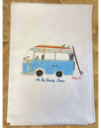 Kitchen Towel - Shore Theme - Surf Board on Van - Home & Lifestyle