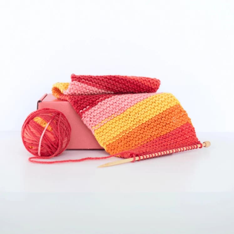 Learn To Knit Scarf Kit