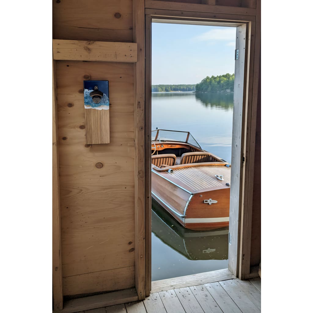 Magnetic Bottle Opener w/ Resin