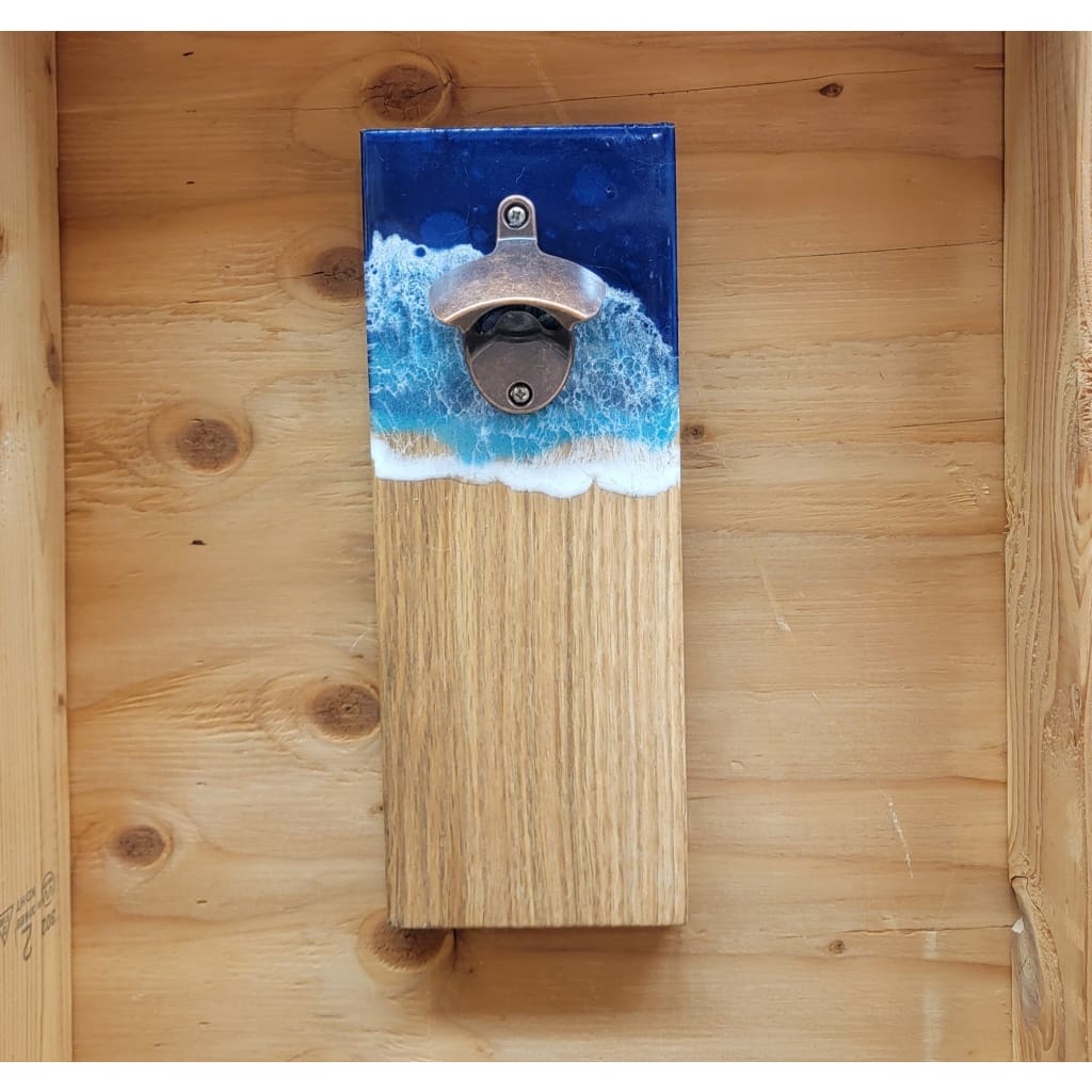 Magnetic Bottle Opener w/ Resin
