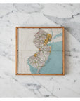 Map Trivet/Coaster Set - Modern Map