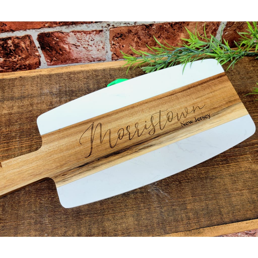 Marble/Acacia Cutting Board - Chatham - Home & Lifestyle