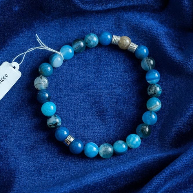 Men’s Beach Sand Bracelet - Blue Dragon Vein - Jewelry