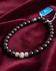 Men’s Beach Sand Bracelet - Garnet Stone - Jewelry