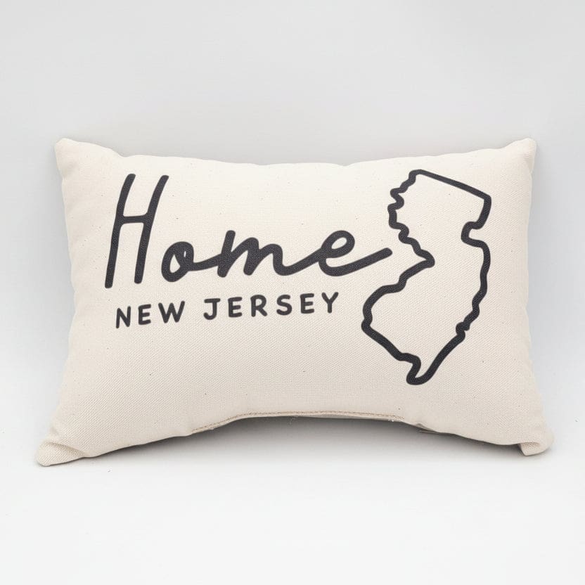 Mini Canvas Pillow - Home New Jersey - Home & Lifestyle