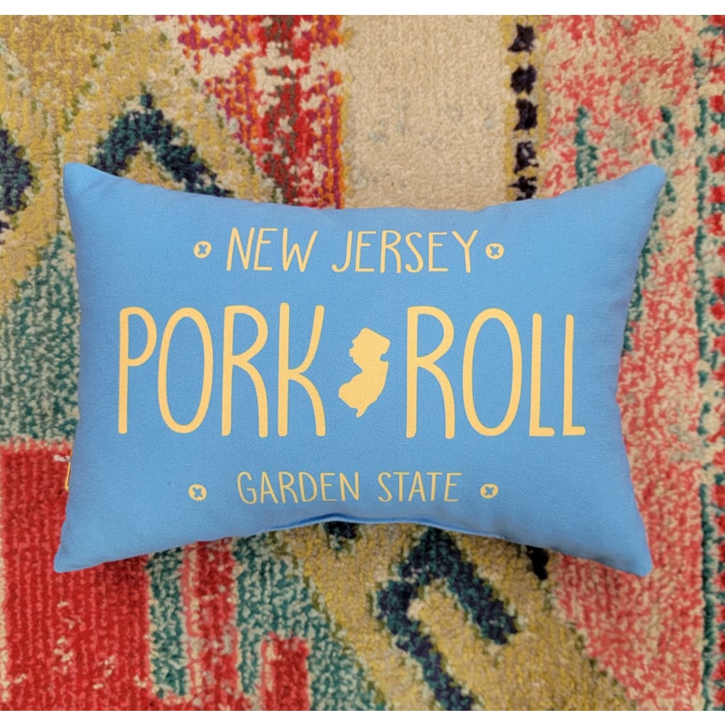 Mini-License Plate Taylor Ham/Pork Roll Pillow - Home & Lifestyle