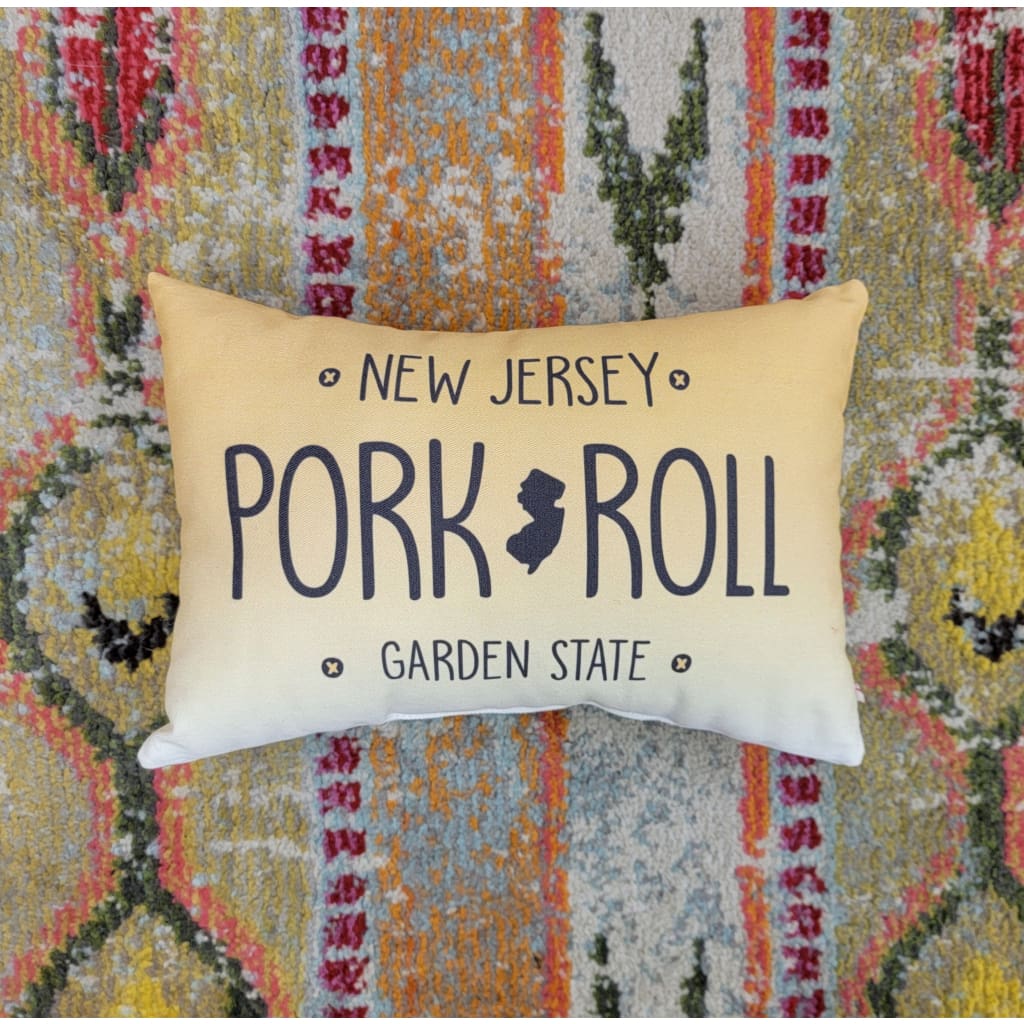 Mini-License Plate Taylor Ham/Pork Roll Pillow - Home & Lifestyle