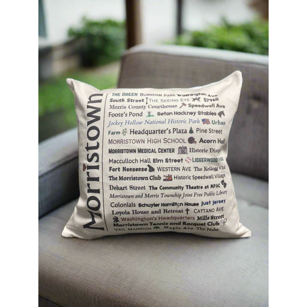 Morristown Landmarks Pillow - Home & Lifestyle