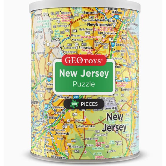 New Jersey 100 Piece Puzzle - Mini Puzzle