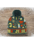 New Jersey Hats with Pom Pom - Coastal Nature - Green