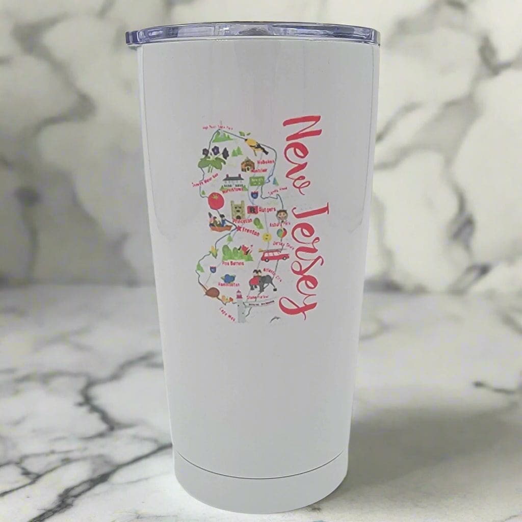 New Jersey Insulated Coffee Cup - NJ Map - Home & Lifestyle
