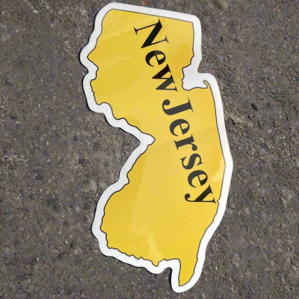 New Jersey License Plate Stickers - New Jersey State - Home & Lifestyle