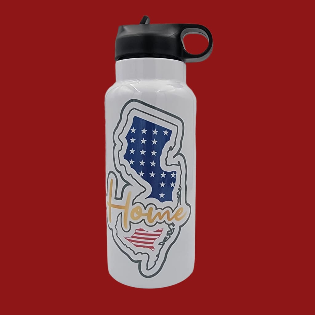 New Jersey Water Bottle - Patriotic Jersey - Home & Lifestyle