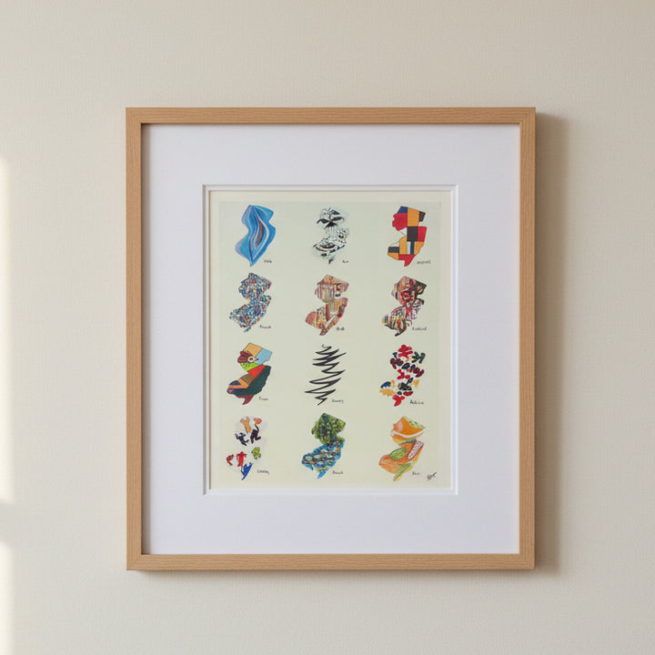 NJ Artists Print (11’’ x 14’’ Matted) - Prints & Artwork